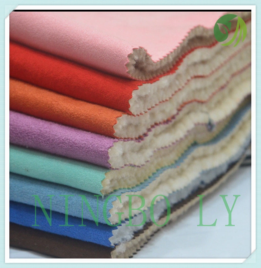 Polyester Knitting Suede Fabric