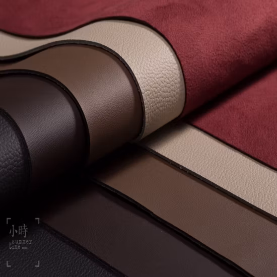 Suministro de fábrica Huafon, tela de cuero de gamuza PU de microfibra, sofá, portatrajes, forro de zapatos, tela en rollo